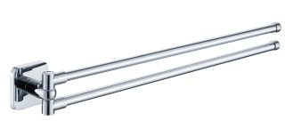 Поворотный полотенцедержатель РМС A1124-2 двойной хром